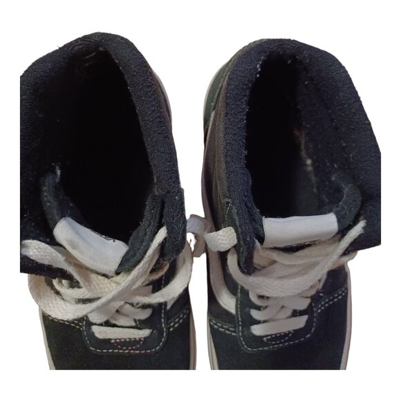 Vans Sk8 Hi Shoe Youth Sz 3 Black & White 500714 Off The Wall Sneaker High Top - Picture 3 of 8